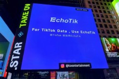 引领全球视野，EchoTik“亮相”纽约时代广场！连获四项“第一”，争做最受欢迎的TikTok数据工具！